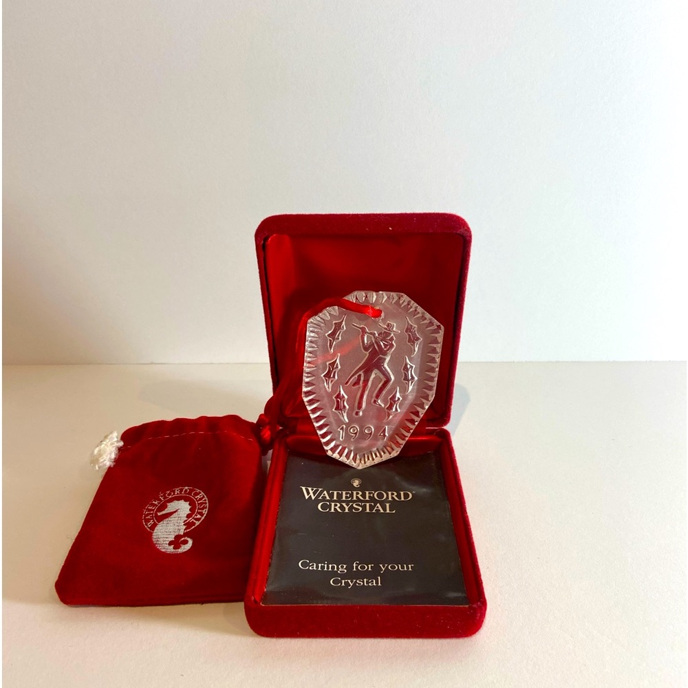 Waterford Crystal Ornaments Twelve day’s of Christmas 1994